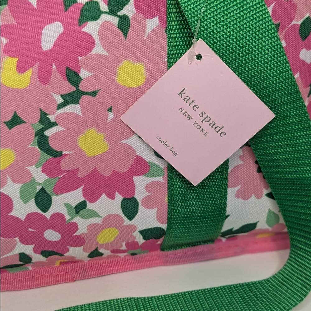π₯Price Dropπ₯ Kate Spade BIG Insulated Cooler in Vintage Garden Pink Flowers NWT - Picture 5 of 10
